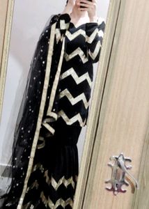 Brand New BLACK Sequence Sharara  With Dupatta