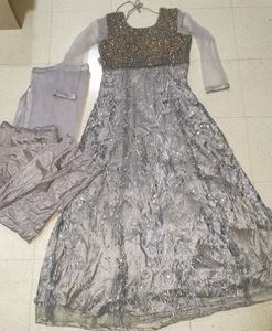 Grey Party Wear/gown
