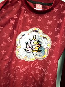 Red velvet Sweatshirt