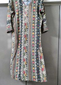 Ethnic Print Tunic Top