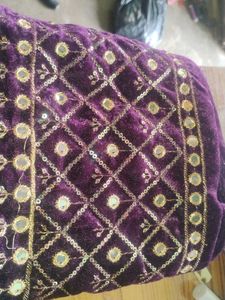 Elegant Purple Blouse Material
