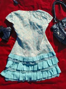 Cottage Core Vibes Blue Dress❄️