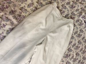 white formal Waist Pants