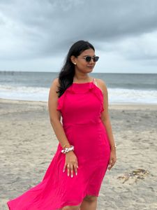 Pink Ruffled Dress