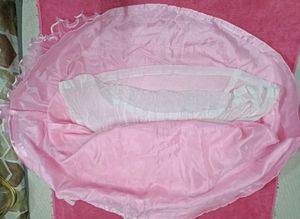 Baby Pink Party Wear Net Frock