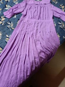 LAVENDER SHIRT DRESS