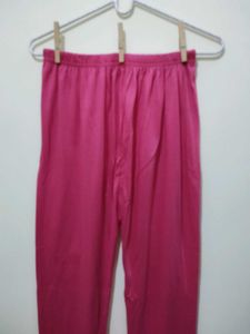 Hot Rani Pink Viscose Lycra Leggings