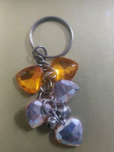 Heart Charm Keychain