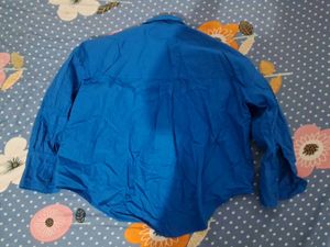 Blue Oversized Shirt