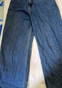 Wide Leg Denim Jeans