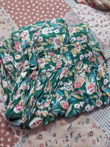 Floral Print Tiered Dress