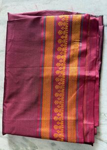 Maroon and Orange Traditional Sarees