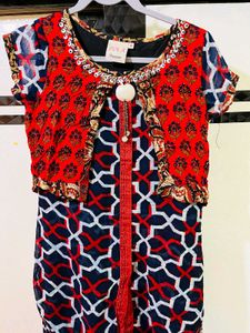 Stylish Printed Dress New Wdt Tag