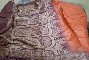 Tusser Silk Saree With Blouse