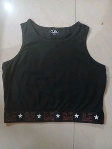 Ajile Black Tank Top - B.E Limitless Waistband(L)