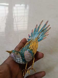 Metal Bird Figurine