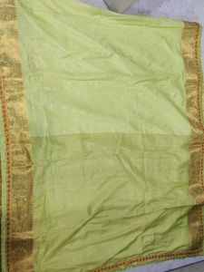 Light Green Saree(Buy 1 Get One)