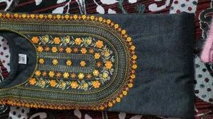 Embroidered Woollen Kurta