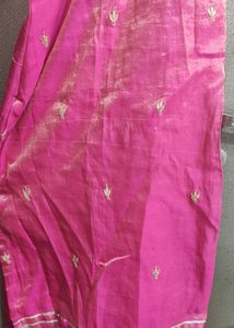 Pink Embroidered Kurti