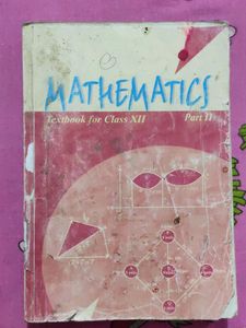 NCERT Mathematics Book Class 12