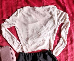 A Beautiful White Cardigan