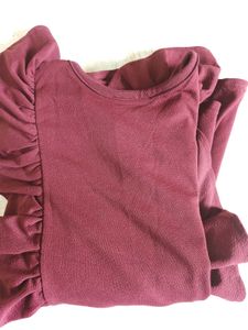 Maroon Strechable dress
