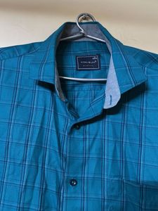 Checkered Blue Shirt