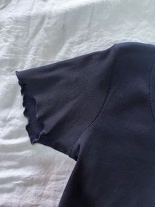 Cute V-Neck Ruffle T-Shirt