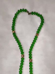 Green Beaded Necklace