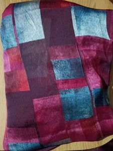 Rust Colour Silk Saree