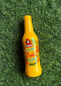Hand-Painted Decorative Bottle