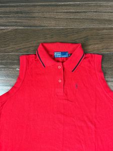 ralph Lauren red sleeveless