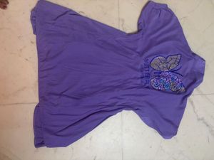 Cute Purple Butterfly Dress