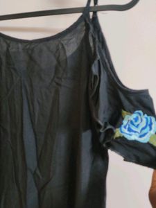 Off Shoulder Dress Above Knee