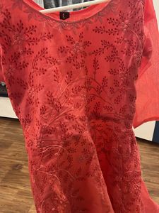 Unused Full Gher Embroidery Anarkali Kirti