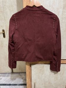 Madame Biker Jacket Brown Women Suede