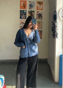 Blue Cute Cardigan