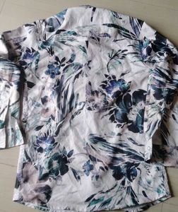 Floral Print Button-Down Shirt