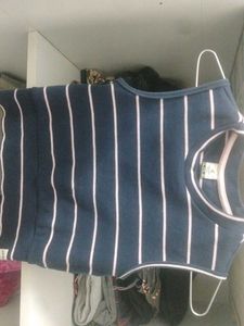 striped crop top
