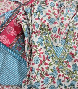 Cotton A-line Suit Set