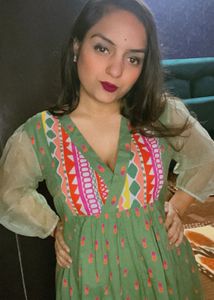 Green Ethnic Dress