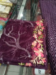 Elegant Embroidered Salwar Kameez Fabric