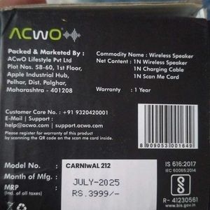 ACWO Soundbar 16W