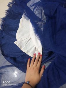 Heavy Flare Blue Indo Western