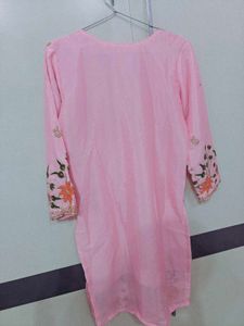 Elegant Pink Kurta and plazzo Set