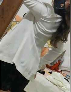 White Blazer With Snatched Fitting