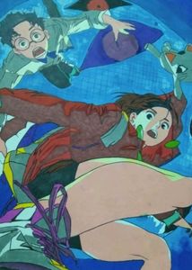Anime Handmade Drawing With Frame
