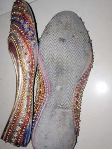 Embroidered Ethnic Flats