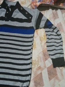 Striped Pullover Sweater