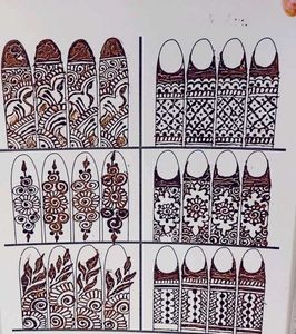 Mehendi Practice Reusable Book